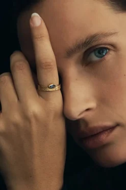 ALESSANDRA RING GOLD VERMEIL