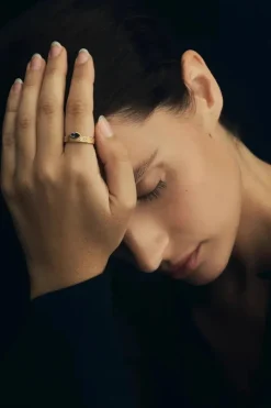 ALESSANDRA RING GOLD VERMEIL