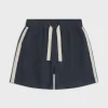 AMALFI STRIPE LINEN SHORT