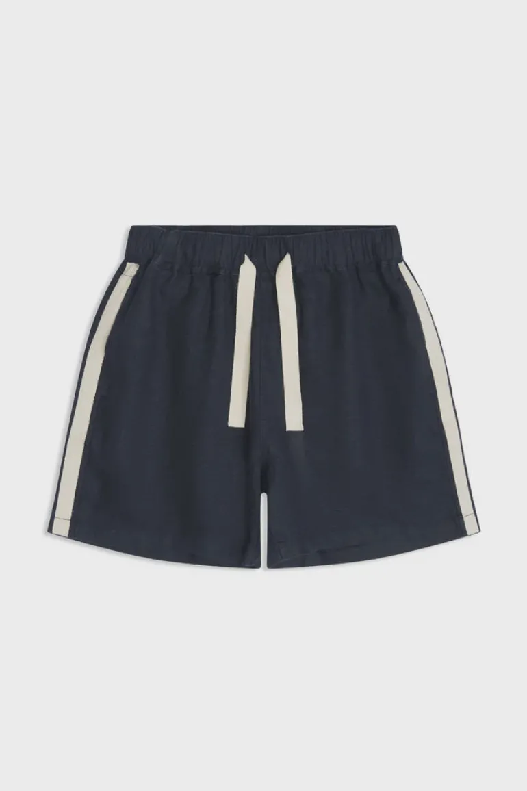 AMALFI STRIPE LINEN SHORT
