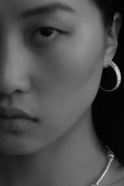 Arete Hoops Sterling Silver