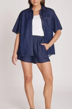 Arlo Denim Shirt - Dark Blue
