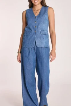Arlo Denim Vest - Heritage Blue