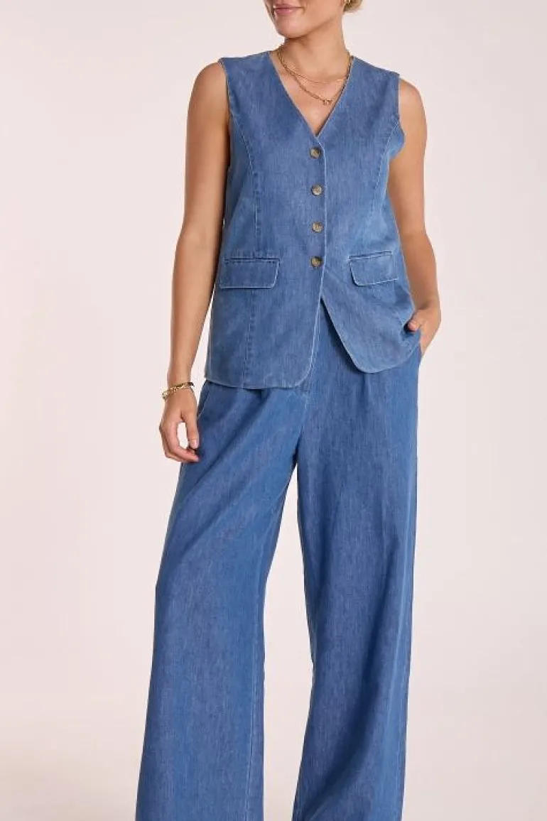 Arlo Denim Vest - Heritage Blue
