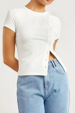 Asymmetric Button Up Shirt