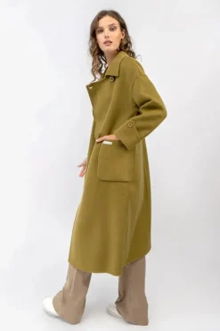 Averitt Wool Coat Olive