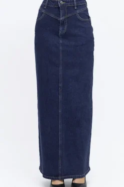 Axis Denim Maxi Skirt