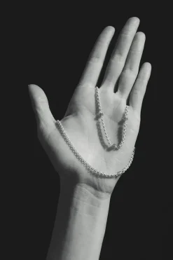 BIA GREEN AVENTURINE NECKLACE SILVER