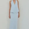 Brioni Maxi Skirt Sky Blue