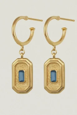 BYZANTINE EARRINGS GOLD VERMEIL