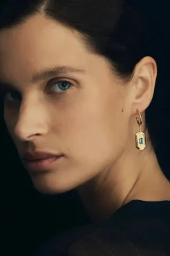 BYZANTINE EARRINGS GOLD VERMEIL