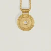 Capella Coin Necklace Gold Vermeil