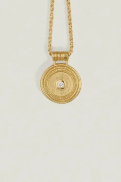 Capella Coin Necklace Gold Vermeil