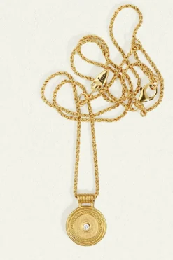 Capella Coin Necklace Gold Vermeil