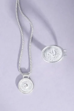 Capella Coin Necklace Sterling Silver