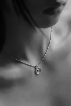 Capella Coin Necklace Sterling Silver