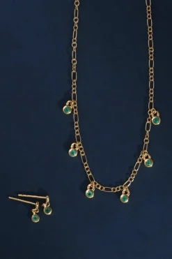 Ceres Drop Studs Gold Vermeil