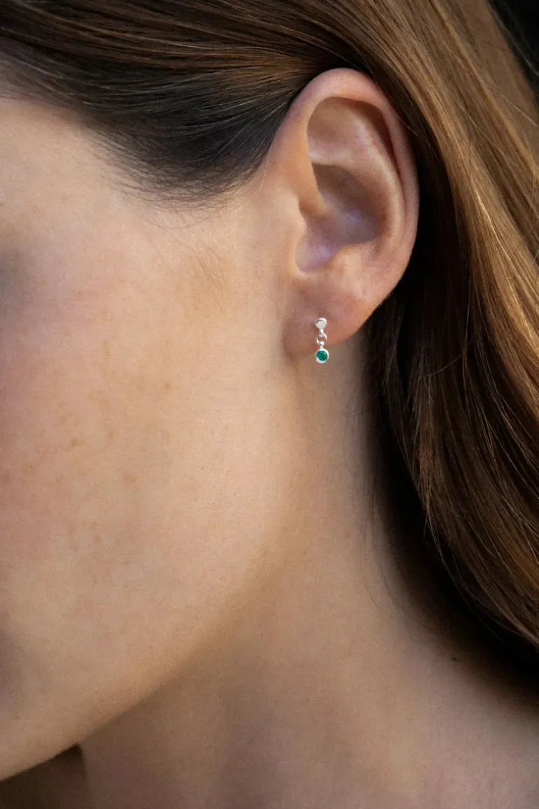 Ceres Drop Studs Sterling Silver