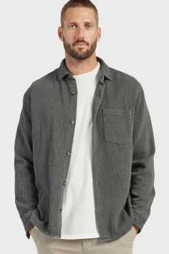 Charter Overshirt Titanium Grey