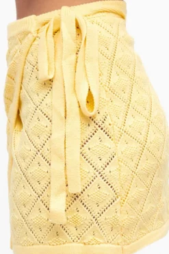 Chloe Crochet Skirt sky