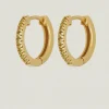 Chloe Huggies Peridot Gold