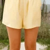 Ciao Bella Yellow Shorts