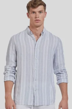Dana Linen Shirt Jasper Green