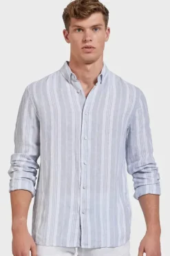 Dana Linen Shirt Jasper Green