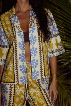 Daze Shirt - Vory Print