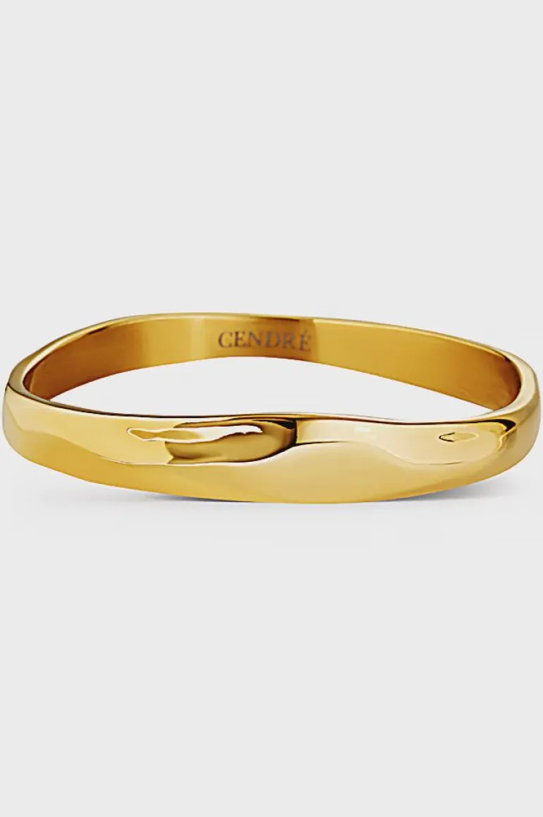 DEMI BANGLE . Gold.