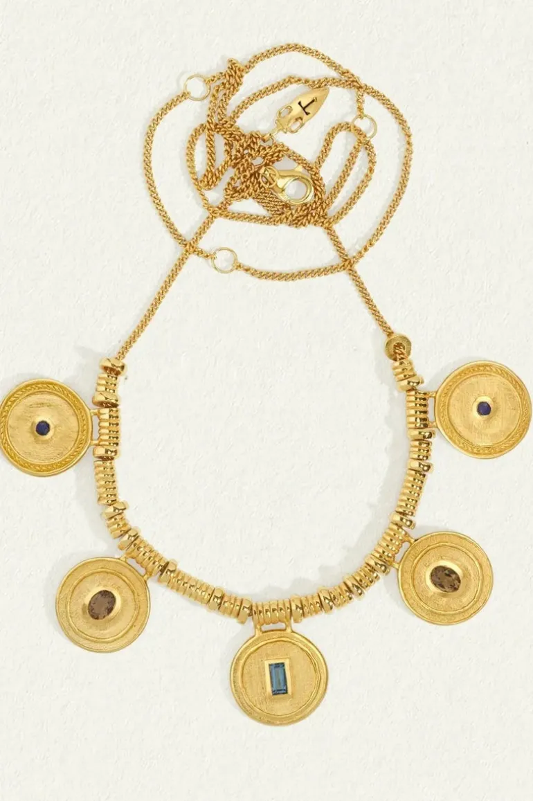 DENARII STATEMENT NECKLACE GOLD