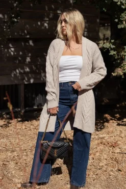 Edge to Edge Cable Cardigan