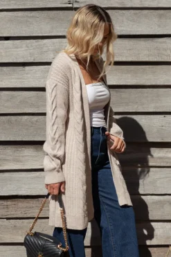 Edge to Edge Cable Cardigan
