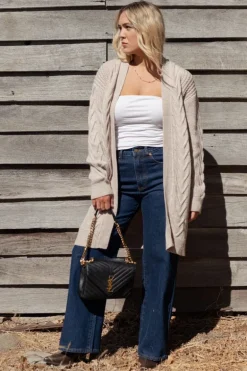 Edge to Edge Cable Cardigan