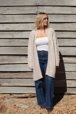Edge to Edge Cable Cardigan
