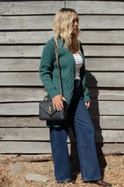 Edge to Edge Cable Cardigan