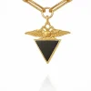 Empire Onyx Necklace GOLD