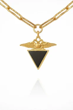Empire Onyx Necklace GOLD