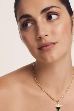 Empire Onyx Necklace GOLD