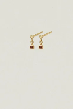 Eros Drop Studs Gold Vermeil