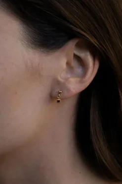 Eros Drop Studs Gold Vermeil