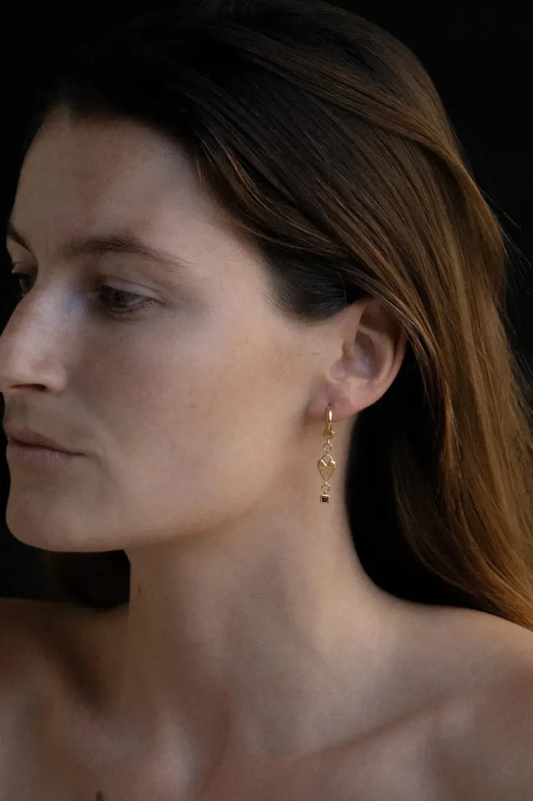 Eros Earrings Gold Vermeil
