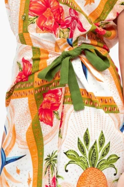 Fins Wrap Skirt Dress
