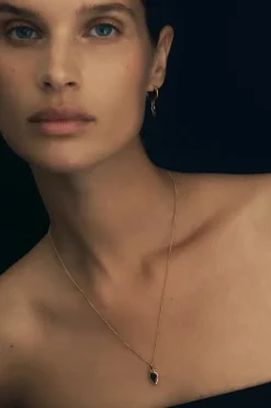 FLAME NECKLACE GOLD VERMEIL