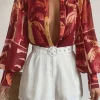 FLEETWOOD BLOUSE - ARLO WINE