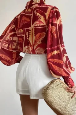 FLEETWOOD BLOUSE - ARLO WINE