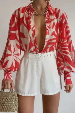 Fleetwood Blouse Matelo Red