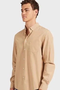Frank Poplin Shirt Nougat Beige