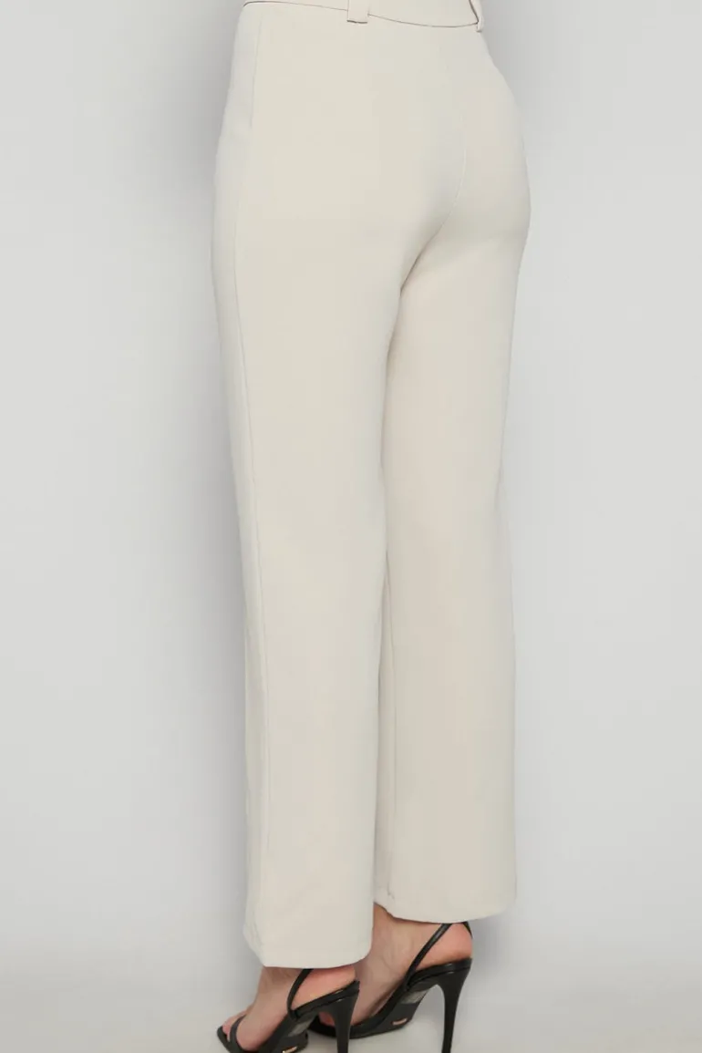 Front Seam Detail Cigarette Pants