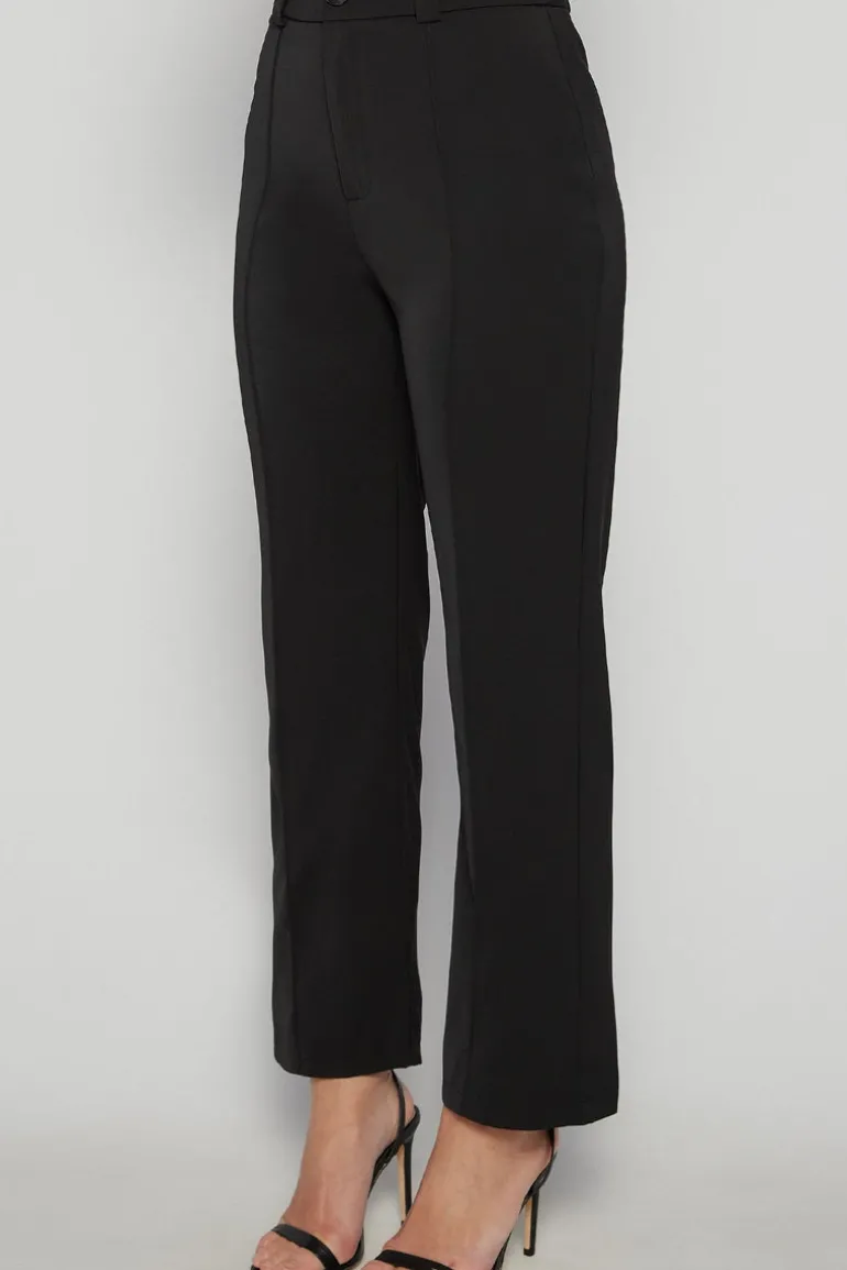 Front Seam Detail Cigarette Pants